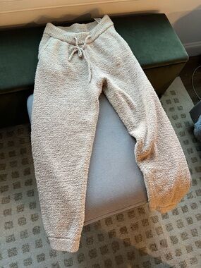 Abercrombie & Fitch Tan Bouclé Pajama Top